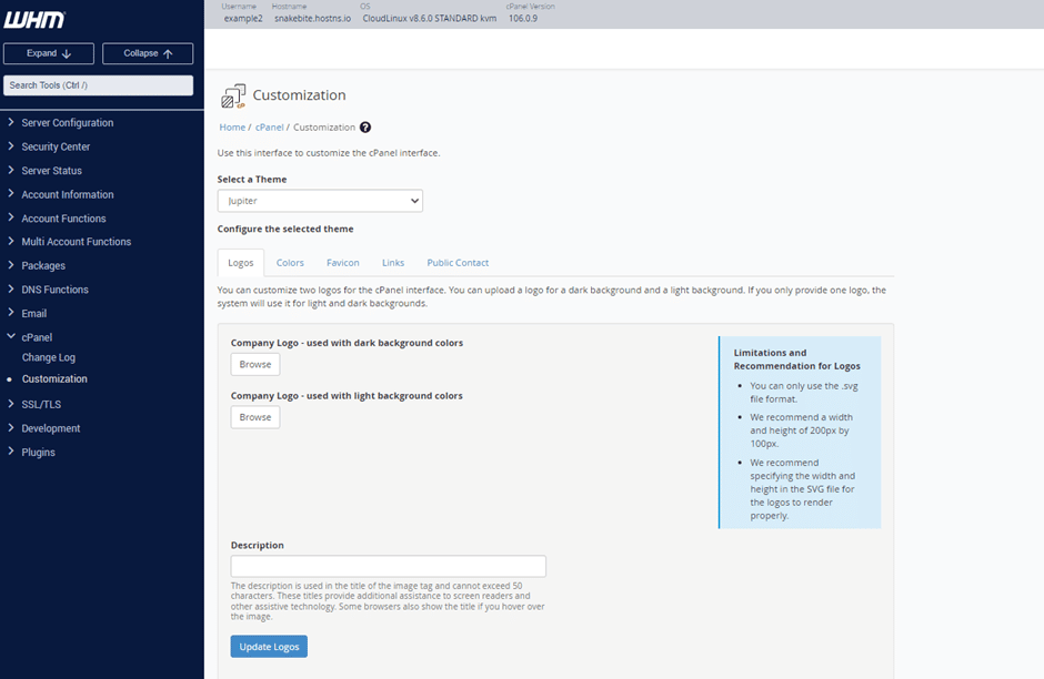 Getting Started with WHM / Web Host Manager 28