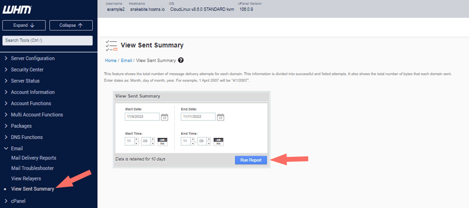 Getting Started with WHM / Web Host Manager 47