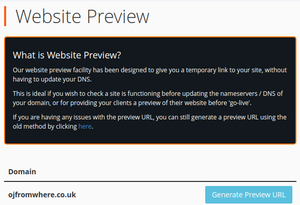 Website Preview - How do I preview my websites before updating the DNS? 8